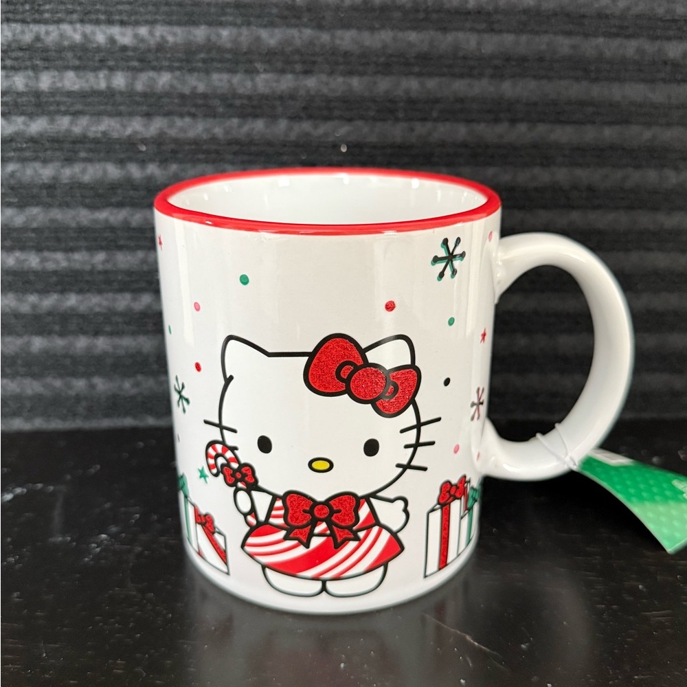 Hello Kitty Mug with Red and Green Design